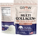 אבקת Multi Collagen לנשים w/Types I, II, III, V & X - Keto Friendly, hydrolyzed Collagen Peptides אבקת בלגן W / Biotin & ויטמין C, 41 משרתים