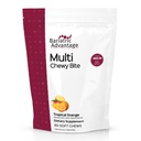 Bariatric Advantage Multi Chewy Bite - Soft Chew Multivitamin for Bariatric Surgery - Chewable Multivitamin with Folic Acid, ויטמין D3 & More - תפוז טרופי פלאמור - 60 הרוזן