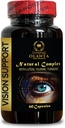 מתחם lutein - VISION SUPPORT NATURAL COMPLEX - תוספי ראייה אורגניים, עין ויטמין & מינרלים תוספת, תוספי מזון טאורין, תמצית חלב - 1 בקבוק 60 קפסולות