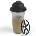 SIGNORA WARE Shaker Bottles | 17-Ounce פלסטיק חלבון שקד בקבוק עבור Meal החלפת Shakes & Smoothies, Beverages, Mixing Salad Dressing & Sauces, Margarita ועוד