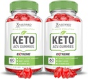 (2 Pack) SlimLife Evolution Keto ACV Gummies Extreme 2000MG Slim Life Evolution Ketomies SlimLife Keto Gummy Apple Cider Vinegar פורמולה עם אבקת מיץ Pomegranate B12 חניכיים
