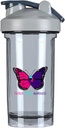 מודעות לסרטן Thyroid 18 Ounce Shaker בקבוק משקה Mixer Leak-הוכחה חלבון שקד המחליפים Meal Shakes בקבוקי 500ML/18 Oz Gray &-1 &-1