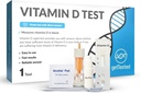 ויטמין D Test Kit בבית - מבחן עצמי עבור ויטמין D Deficiency - מהיר, Accurate תוצאות - Easy to Use - No Lab Needd - כולל Lancet Buffer Cassette - Blood Test