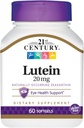 המאה ה-21 Lutein 20 מ"ג Softgels - 60 ct, Pack של 3