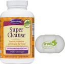 כוח המשיכה הסודי של Nature's Secret Super ניקוי רעלן Detox & Gentle Elimination Total Body ניקויse, Digestive & Voice Health Support, 200 טבליות, עם CASE