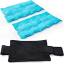 2 ערכות קרח עבור פציעות ניתן, קר וHot Packs עבור פציעות, כאב משותף, כאבי שרירים, דלקת הגוף, ו inflammation, ערכות קרח מכוונן פצעים עבור הברכיים, Back, Shoulders, זרועות, ומחוקקים