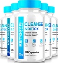(5 Pack) Ketosynנקה & Detox קפסולות, Ketosyn Pills עבור ירידה במשקל מתקדם, כוח מקסימלי Keto לגדילה תוספת תמיכה, Keto Syn Internal Cleansing Pastillas ביקורות (300 קפסולות)