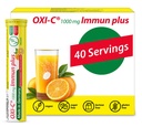 T&D Oxi C 1000 מ"ג ויטמין C - 40 טבליות משקה טבעוני Effervescent - Orange Flavor - מיוצר בגרמניה