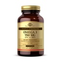 Solgar Triple Power אומגה 3 950 מ"ג - 50 Softgels - תומך Joint & Skin Health - non-GMO, Gluten Free, Milk Free - 50 משרתות