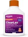 ClearLax Polyethylene Glycol 3350 אבקה לפתרון, כתום פלאמור, Osmotic Laxative, Stoolener, Relieves Occasional Constipation, 1.11 פאונד (Pack of 1)