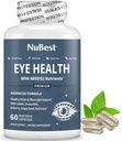 NuBest AreDS 2 ויטמין עין עם אבקת Beta Carotene Carrot, 20 מ"ג Lutein, 4 מ"ג Zeaxanthin, Bilberry, Grape Seed, BioPerine, B-Complex, Multivitamin for Eye Health | 1 חודש אספקת אספקת מזון
