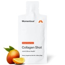 Momentous Collagen Shot תוסף - hydrolyzed Bovine Collagen & ויטמין C כדי לעזור תמיכה משותפת, העצם, & Connective Tissue Health - NSF מוסמך עבור ספורט - מנגו כתום - 25g / משרת - 15 משרתים