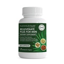 Rawleigh Rejuvenate Plus עבור גברים: 60 קפסולות טבעוניות | High-Potency 320 מ"ג ראה את Palmetto | Pumpkin Seed, Pygeum Bark | Plant Sterols, Lycopene & Rosemary | Prostate Health Support Supplement