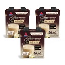 Atkins Iced Coffee Vanilla Latte חלבונים Shake, 15g חלבון, נמוך Glycemic, 4g Net Carb, 1g Sugar, Keto Friendly, 12 חבילות של 11 עוץ