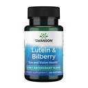Swanson Standard Lutein & Bilberry - תוסף טבעי מקדם את העין Sight & Eye Health - פורמולה כדי להפחית את העין Fatigue & Strain - 120 Softgels