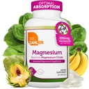 Zahler - Magnesium תוספת קפסולות 200 מ"ג (90 הרוזן) מוסמך מוסמך ביואקטיבי Magnesium Magnesium Citrate עבור Max Absorption - Natural Magnesium מינרלים לגברים ונשים - Best Magnesium תוספי מזון