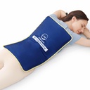 חבילת קרח גדולה נוספת עבור Injuries (23"x15) | חבילת קרח גדולה עבור Back Pain Relief, Post Surgery Recovery, Cold Pack for Lower Back Pain
