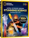National Geographic Amazing Chemistry Set - Mega Science Kit with 45 Easy Experiments - Make a Volcano and Launch a Rocket, STEM Projects for Kids Ages 8-12, Science Toys