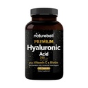 NatureBell Hyaluronic Acid תוספי 250 מ"ג | 240 קפסולות, עם ביוטין 5000mcg & ויטמין C 25 מ"ג, 3 בתמיכה אחת