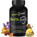 תוספי Glutomal Glutathione - Easy-to-Swallowe קפסולות Glutathione עבור אנרגיה, תמיכה במוח ובריאות העור - Pure Absorption Glutathione Liposomal תוסף