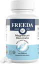 Freeda Magnesium Gluconate - תוספי מגנזיום טבעוני כשר עבור גברים ונשים - Leg & השרירים Cramp & Spasm הקלה - שריר טבעי מרגיע - Magnesio ויטמינים ו - (100 טבליות)