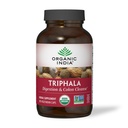 OrganIC INDIA Triphala קפסולות אורגניות - תוספת צמחית עם Amla, Bibhitaki, Haritaki, Digest & מושבה תמיכה, תמיכה במערכת החיסון, הסתגלות, טבעוני, USDA מוסמך אורגני - 180 קפסולות