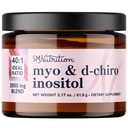 Mio-Inositol & D-Chiro Inositol אבקת שומן עבור נשים | אידיאלי 40:1 Ratio | Myo 2000mg, D Chiro 50 מ"ג | Regulate Menstrual Cycle and Support Ovarian Health | 30 משרתים, 2.17 oz.