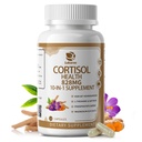 10in-1 Cortisol תוספים עם Magnesium, Ashwagandha, Chamomile, L-theanine, Phosphatidylserine, St. John's Wort, Astragalus, ויטמין C & D3, עבור נשים, 120 קפסולות טבעוניות במשך 2 חודשים, non-GMO