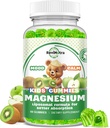 Liposomal Kids Magnesium Gummies- Magnesium Glycinatemies עבור ילדים תוספת-w / Omega 3, ויטמין B6, D3- תמיכה הקלה מתח, עצמות, Mood, ירוק אפל & קיווי פלמור, 60 הרוזן