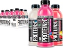 חלבון 2o 15g Whey חלבון Isolate Infused Water Plus אלקטרוליטים, סוכר חינם משקאות, מוכן לשתות, Gluten חינם, Lactose חינם, אלקטרוליטה Variety Pack, 16.9 fl oz בקבוק (12 Count)