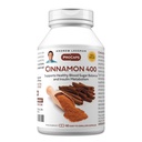 ANDREW LESSMAN Cinnamon 400 מ"ג - 60 קפסולות - High Potency, הפקה סטנדרטית. אין תוספות. קל ל-Swallow כמוסות