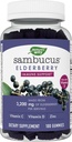 הדרך של הטבע Sambucus Elderberry Gummies - Immune תמיכה תוסף לילדים ומבוגרים * - עם ויטמין C, D3, Znc & Antioxidant תמיכה * - גלוט חינם & צמחוני - 100 מסטיק