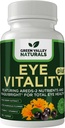GREEN VALLEY NATURALS Eye Vitality Plus תוסף, עם Amds-2 Foodsents, Maquibright, פרח מריזה, ויטמינים C & E, Zinc, Copper, 60 קפסולות (1)
