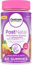 Moto Postnatal Multivitamin Gummies עם biotin ו DHA, ברי מעורב ולימון פלברס - 60 הרוזן, 30 יום אספקה