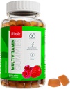 Khair Halal Adult Multivitamins Gummy - טבעוני, non-GMO - Gluten Free, Gelatin חינם - ויטמינים חיוניים: ויטמין A E C D B12 & ויטמין B6 Halal ויטמינים - 60 מסטיקים