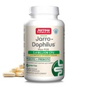 Jarrow Formulas Jarro-Dophilus + FOS - 3.4 מיליארד אורגניזמים Per Serve - 100 Veggie Caps - Prebiotic & Probiotic - תמיכה תזונתית בקטריה Beneficial - עד 100 משרתים