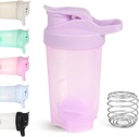 D.Y.A 16oz Shaker Bottle,Leak Proof Sports Shaker Cups forחלבון Shakes,Shaker Bottle for Pre Workout and Travel to Go, BPA Free & Easy Clean Protein Shaker Bottle, Purple