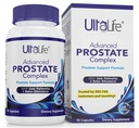 ULTALIFE Advanced Saw Palmetto Prostate תוסף לגברים עם Beta Sitosterol מקדם נוחות שתן, איכות שינה ובריאות הערמונית 90 קפסולות