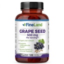 FineLand Grape Seed לחלץ 50:1 - 25,000 מ"ג שווה לקפסולה - 120 קפסולות טבעוניות - עשיר באנטיoxidants