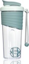 חלבון Shakerבק 24oz - Teal Transud Tritan עם קנה מידה, Silicone Grip & Teal Shaker Ball - Perfect forחלבון Shakes, Smoothies, ותוספים