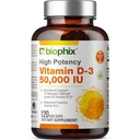 ויטמין D-3 10000 IU High-Potency 120 Softgels - High-Potency non-GMO Soy-Free Supports Strong Bones Immune Health