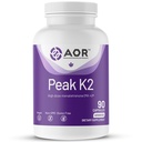 AOR, Peak K2, תומך העצם ו- Cardiovascular Health ו- Normal Blood Clotting, תוסף תזונתי, 90 מנות (90 קפסולות)