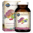 גן החיים Multivitamin עבור נשים 40 פלוס, אורגני נשים ויטמינים, הורמון ותמיכה בריאות השד תערובת, טבעוני 120 טבליות