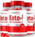 מעבדות גילוח - Keto Bites ACV חניכיים לירידה במשקל מתקדם, כל תוספי Apple Cider Vinegar טבעי (180 מסטיקים)
