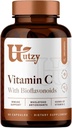 Utzy Naturals ויטמין C Complex | 400 מ"ג ויטמין C עם Acercola & Citrus Bioflavonoids