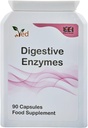 Ved Digestive Enzymes, מגוון רחב של מזון לתוך סובלנות, מטרות מרובות לתוך סובלנות כולל Gluten, Lactose & Casein, 90 קפסולות טבעוניות (45 ימים אספקה)