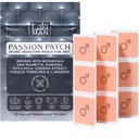 Laki Naturals Passion Patch for Men (Pack of 15) - תומך ב Circulation, Vitality, Vigour and Energy with Natural Ingredients - Non-Habit Forming, Time-Released Men's Health, פאטש