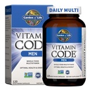גן של חיים ויטמין קוד מזון שלם Multivitamin עבור גברים - 120 קפסולות, ויטמינים עבור גברים, פירות & Veggie ו Probiotics עבור אנרגיה, לב, בריאות הערמונית, Vegetarian Mens Multivitamins