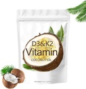 ויטמין D3 K2 תוסף Softgels, 10000 IU D3 + 200 mcg K2, non-GMO, Gluten Free, Soy Free, 300 Count