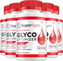 (5 Pack) SugarSync Glycogen - Sugar Sync Kaper, Sugar Sync Pills, Advanced Formula for Total Wellness, SugarSync Reviews, 300 קפסולות